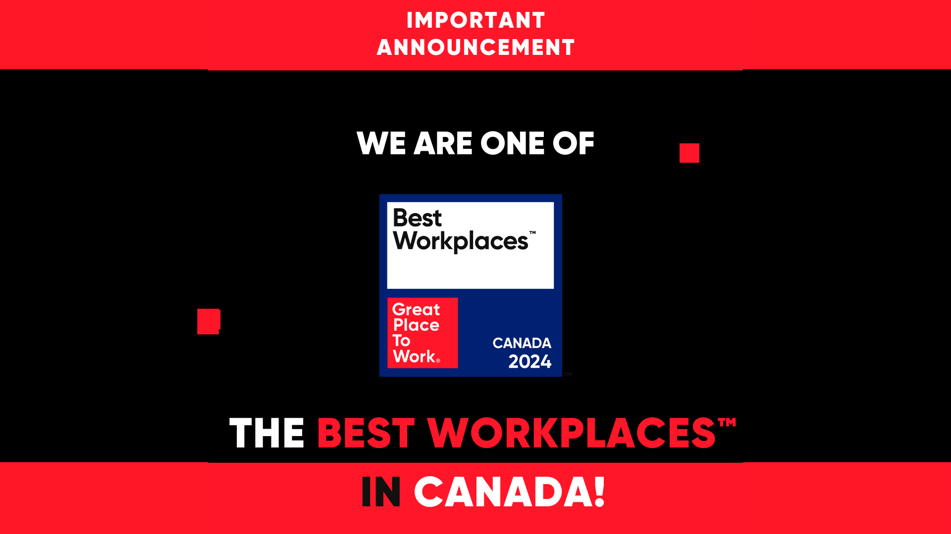 Lane Four, one of the 2024 Best Workplaces™ in Canada!