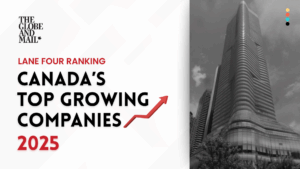 Lane Four Ranks #113 on Canada’s Top Growing Companies and #139 in Consulting for 2025