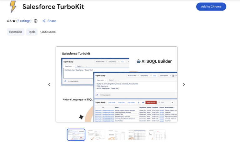 Salesforce TurboKit