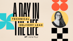 Some of the most rewarding professional growth happens when you bring a unique and authentic perspective into a technical space. @Amy Bryan did not start her career in enterprise software. Her background was originally in the arts and film administration. Today, as a Technical Delivery Lead at Lane Four, she uses that exact foundation in complex operations and project planning to design scalable solutions and guide a highly senior consulting pod. For Amy, technical consulting is not just about understanding system logic. It’s also about human connection, transparency, and having the professional confidence to say, "Let’s validate the information before we make a final decision." We sat down with Amy to chat about her journey, her day-to-day routine, and how she brings our core values of 'Be real' and 'Own it' to life every single day. Pull up a chair and read the full profile: [Link] #CompanyCulture #BeReal #TechCareers #ConsultingLife #SalesforceCommunity